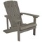 Flash Furniture Star & Moon Fire Pit with 4 Gray Adirondack Chairs JJ-C145014-32D-LTG-GG - alternate 2